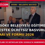 Aydın Söke Belediyesi Eğitime Tam Destek Ücretsiz Başvuru Şartları ve Formu 2026