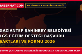 Gaziantep Şahinbey Belediyesi Lgs Eğitim Desteği Başvuru Şartları ve Formu 2026
