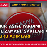 2026 Kırtasiye Yardımı: Ödeme Zamanı, Şartları ve Başvuru Adımları