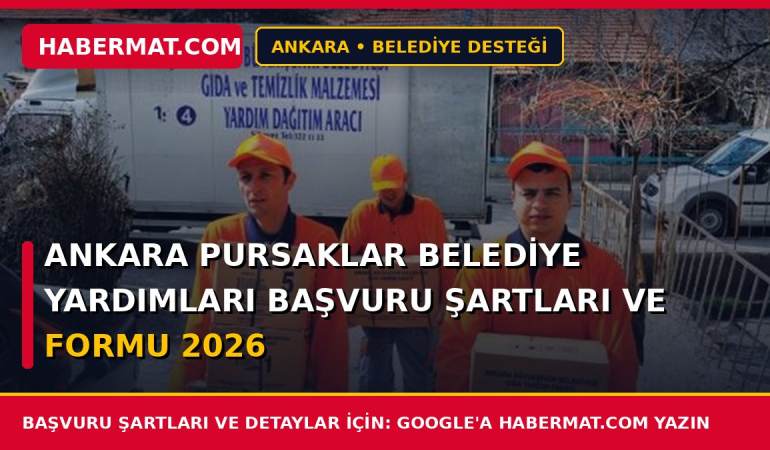 Ankara Pursaklar Belediye Yardımları Başvuru Şartları ve Formu 2026